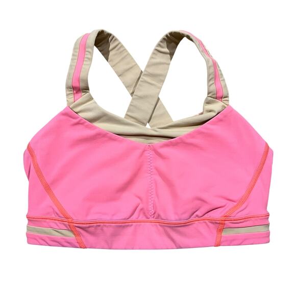 Lululemon Rack Pack Sports Bra Very Light Flare / Peach Fuzz Size 6 - Picture 1 of 5